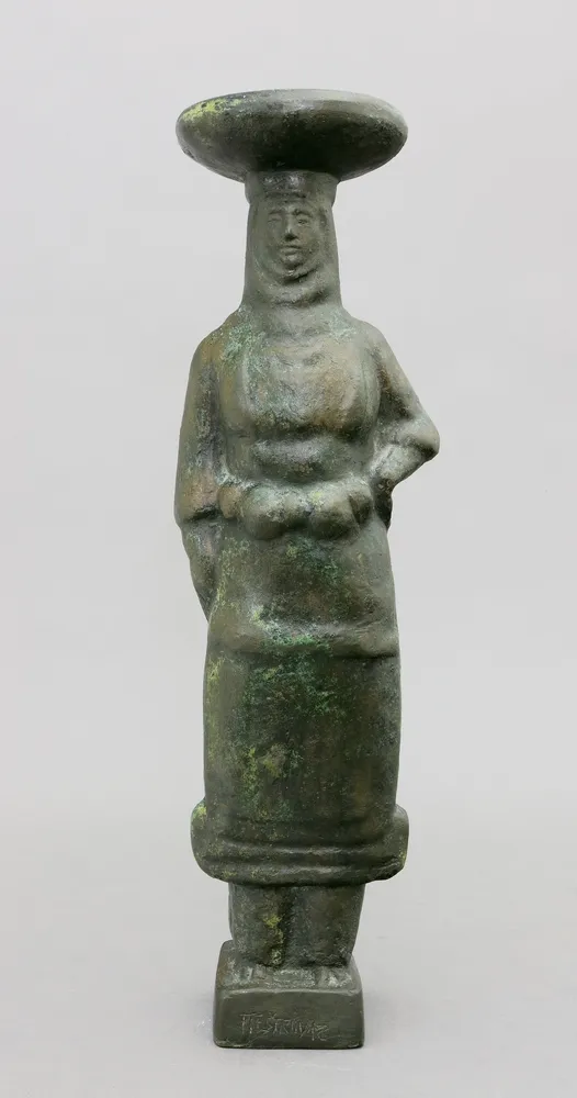 Mestrovic, Ivan (1883 Vropolje, Království chorvatské a slavonské, Rakousko-Uhersko - 1962 South Bend, Indiana, USA) Stojící s mísou…