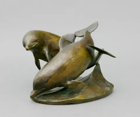 Stiller, Rose-Maria (1920 Berlin - 1990 ibid.) – Deux dauphins