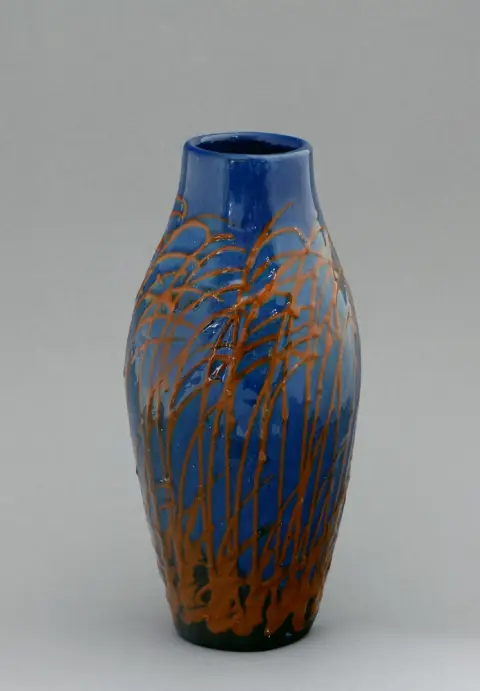 Vase, Max Laeuger, 1re moitié 20e s., corps en forme de massue