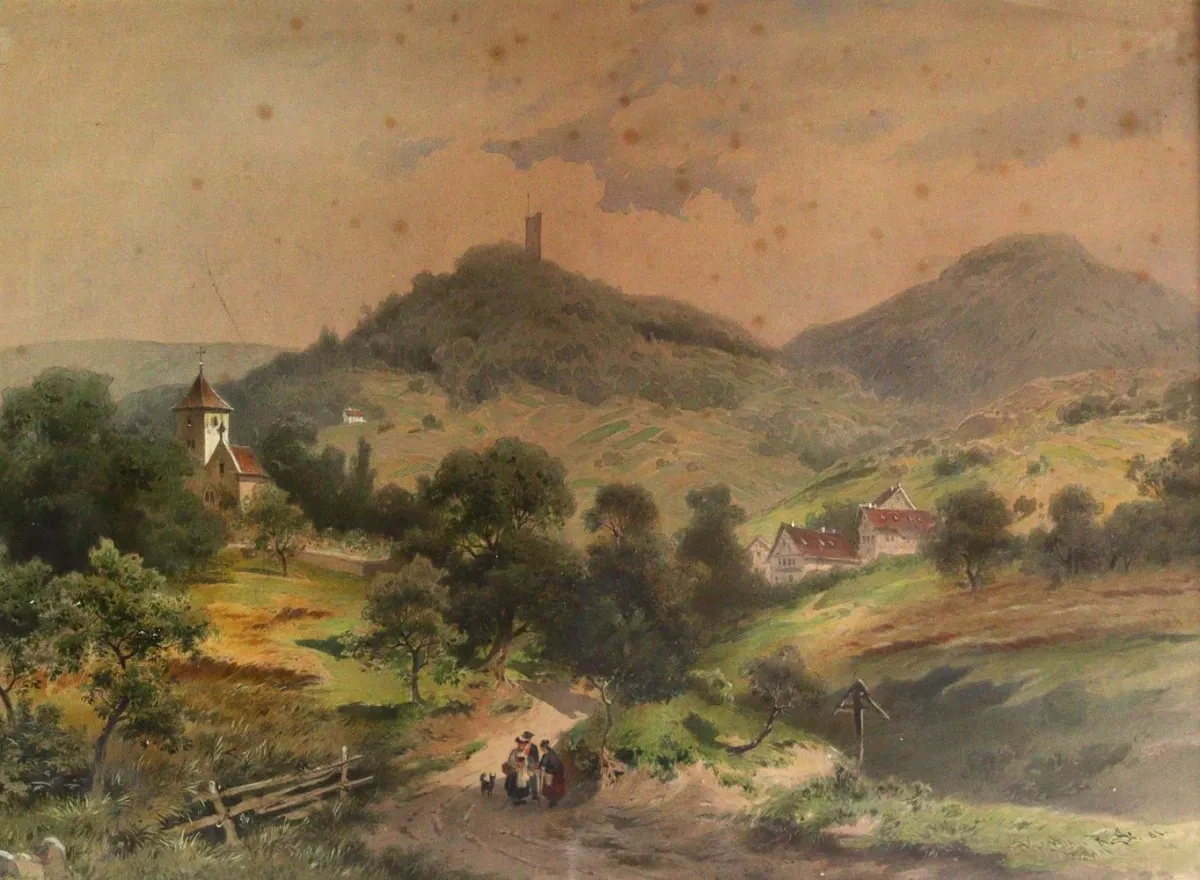 Stieler, Robert Friedrich – (1847 Heilbronn - Karlsruhe 1908)