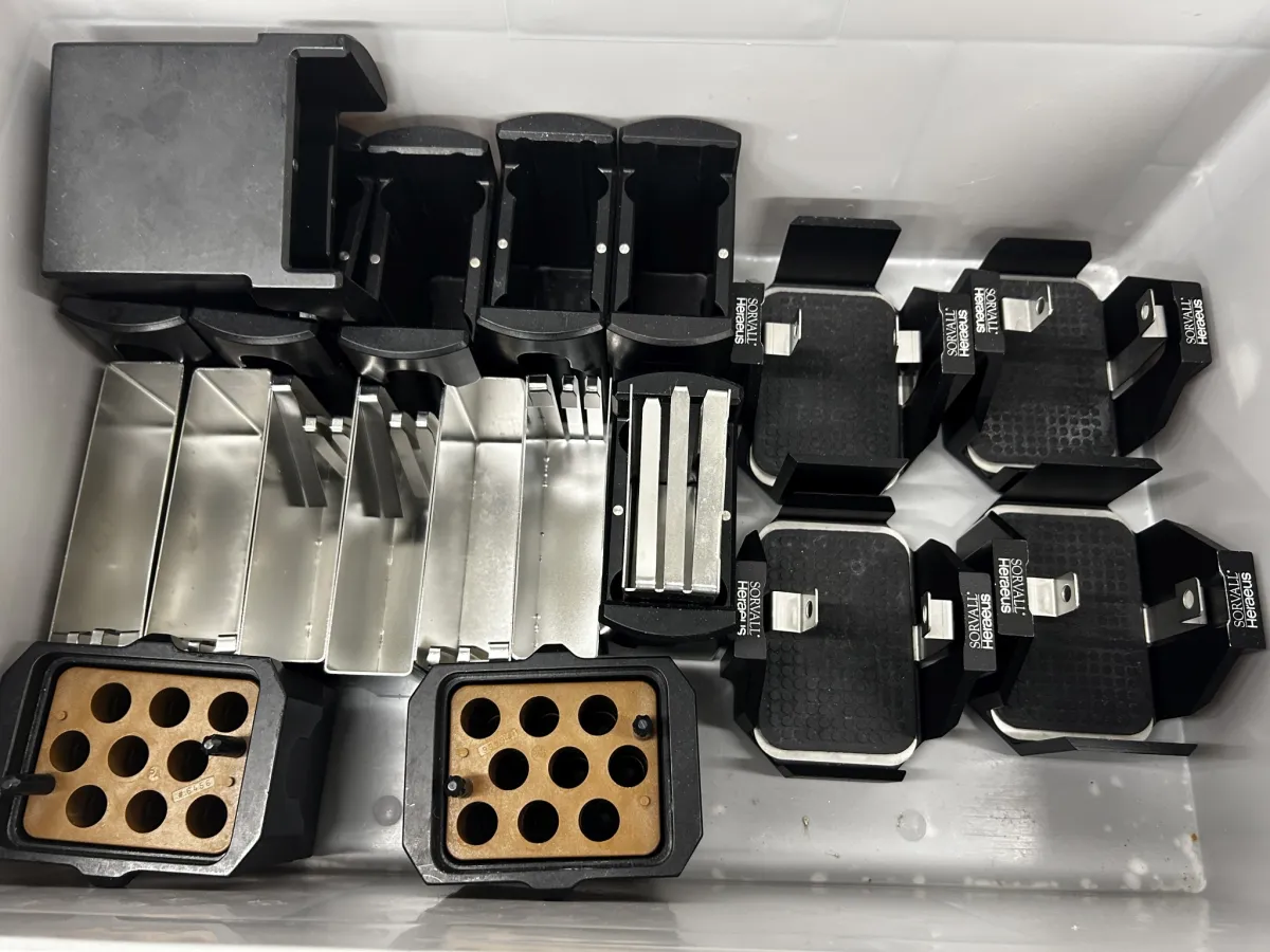 1 partij accessoires voor centrifuges