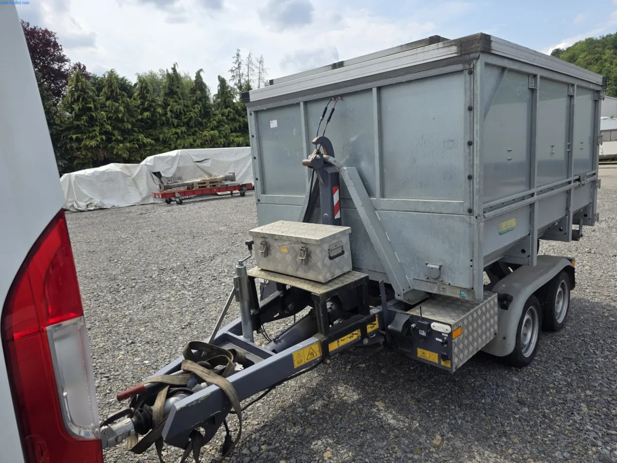 Tandem Container Abrollanhänger Wörmann Debris 3500