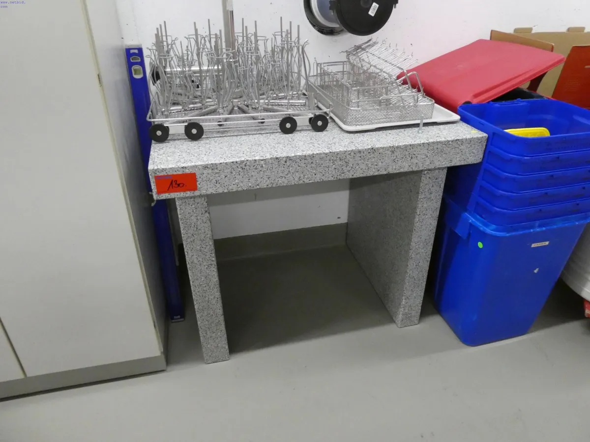 Granieten tafel voor precisieweegschaal