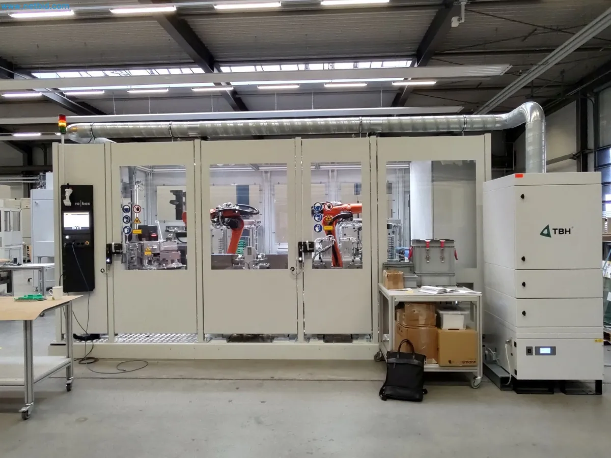 Automated pouch battery cell welding system Baumann Pouch Cell Assembly Package CUSTUE-1001789