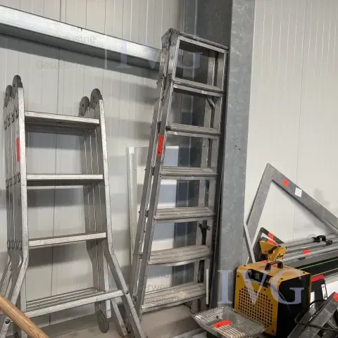 Aluminium staande ladder