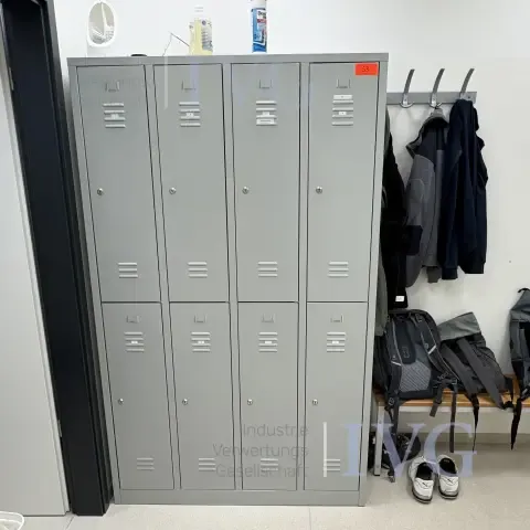 Stalen locker (grijs)