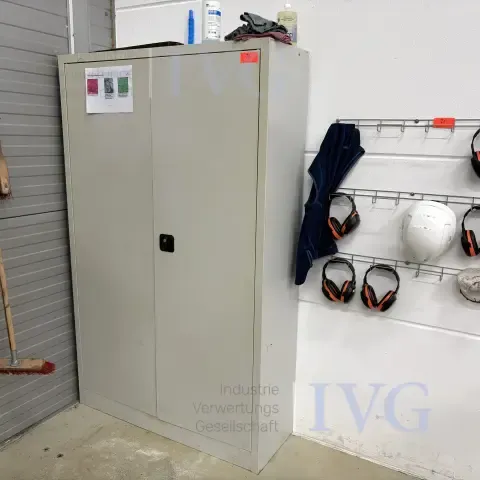 Stalen kast (grijs)