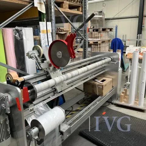 Roll cutting machine with rewinding WSK RAS-160-UR-ROT