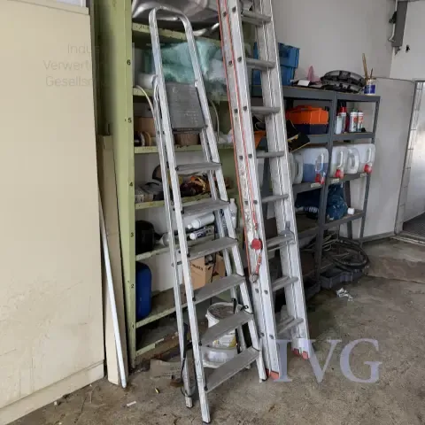 Drabina aluminiowa stojąca