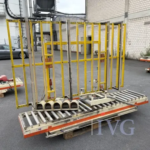 Table élévatrice à ciseaux avec cadre de protection