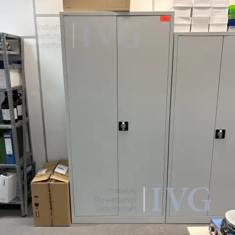 Stalen kast (grijs)