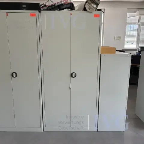 Stahl-Schrank (grau)