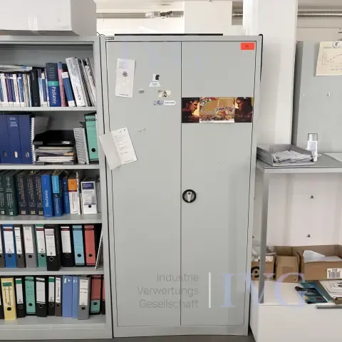 Stahl-Schrank (grau)