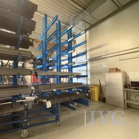 Double-sided cantilever rack (blue)
