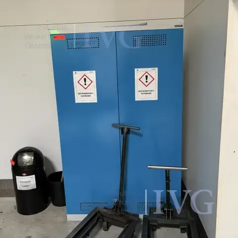Steel hazardous materials cabinet (blue)