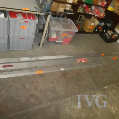 Aluminium waterwagen - trekschienen