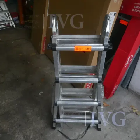 Hliníkový multifunkční žebřík HYMER