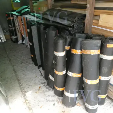 Voorraad bitumen waterdichtingsmembranen