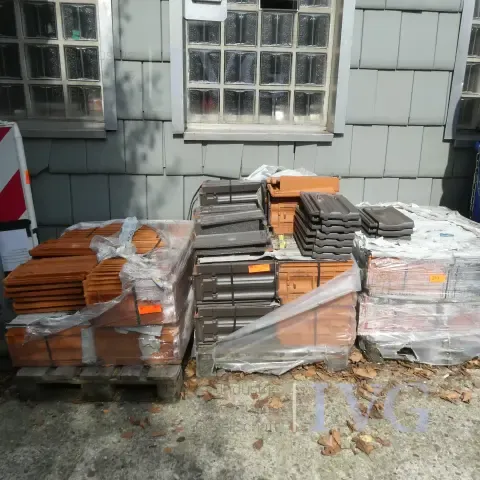 Pallets dakpannen LAUMANS
