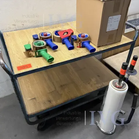 Shelf transport trolley