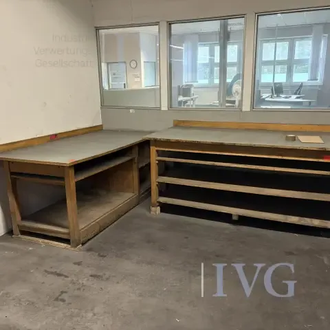 Tables d'emballage en bois
