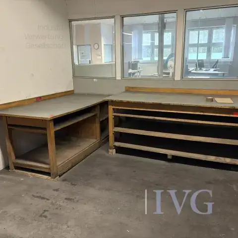 Tables d'emballage en bois