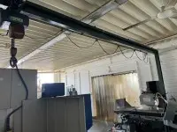 1 grue portique avec palan à chaîne électrique Abus, capacité 1 t