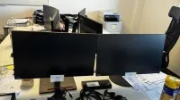 2 Widescreen-TFT-Monitore Lenovo, 24 Zoll mit Dockingstation