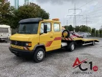 MB 814 D takelwagen trekker-oplegger + oplegger met takelbril