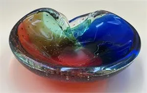 1 Glasschale wohl Murano - Höhe 5 cm