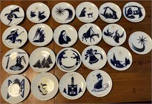 1 lot d'assiettes de collection 1971 - 1993 - KPM Berlin