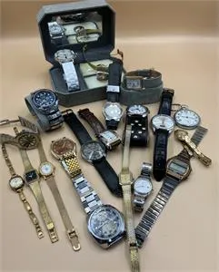 1 Posten Armbanduhren - u. a. Glashütte, Dugena und Junghans