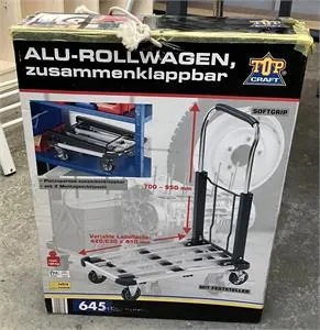 1 aluminium rollwagen - Top Craft - OVP