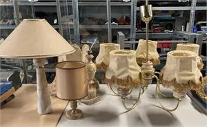 1 sada různých lamp