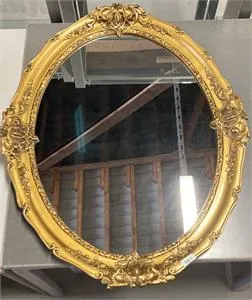 1 lustro ścienne w stylu barokowym - 88 x 69 cm
