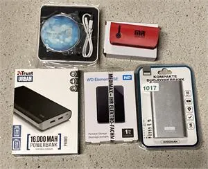 1 šarže PowerBank a další - OVP