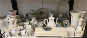 1 compartment porcelain