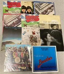 1 лот виниловых пластинок - в т.ч. Beatles, Paul McCartney