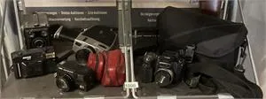 1 lot d'appareils photo et plus