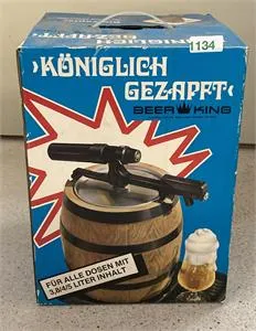 1 Vintage-Bierzapf-Anlage - Beer King mit OVP