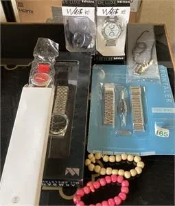 1 Posten Modeschmuck und Armbanduhren