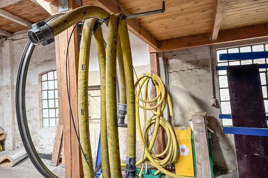 Lot of hoses