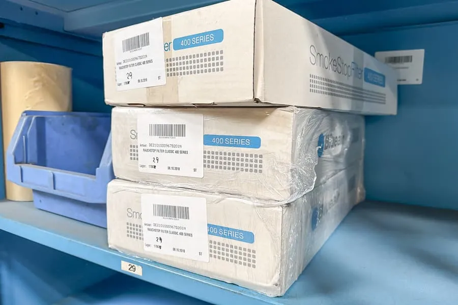 3 krabice filtrů proti kouři Blueair