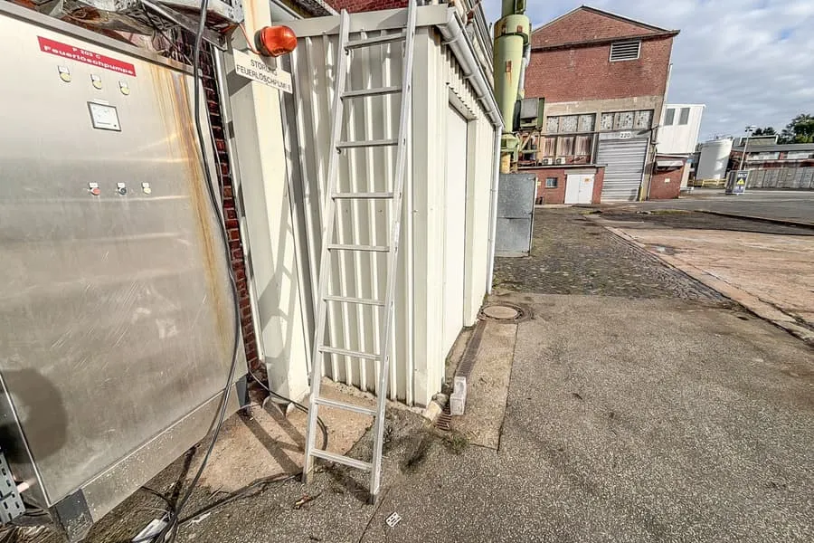 Aluminium single ladder, 9 rungs