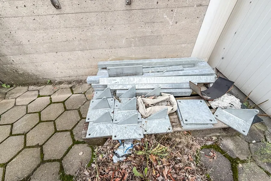 Lot of stainless steel components