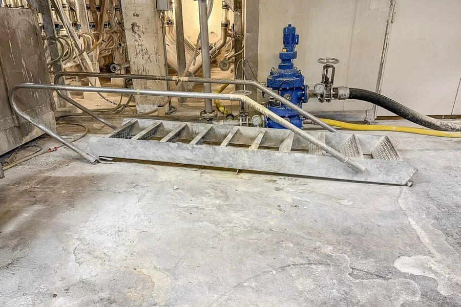 Aluminium ladder, 10 treden