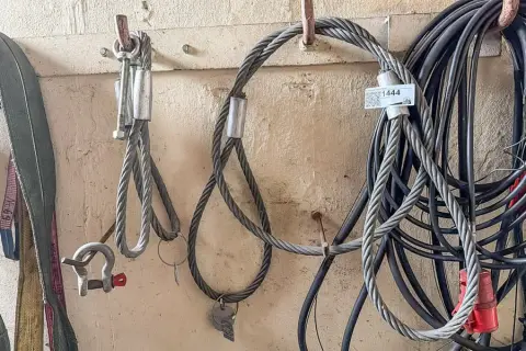 Lot d'élingues en câble