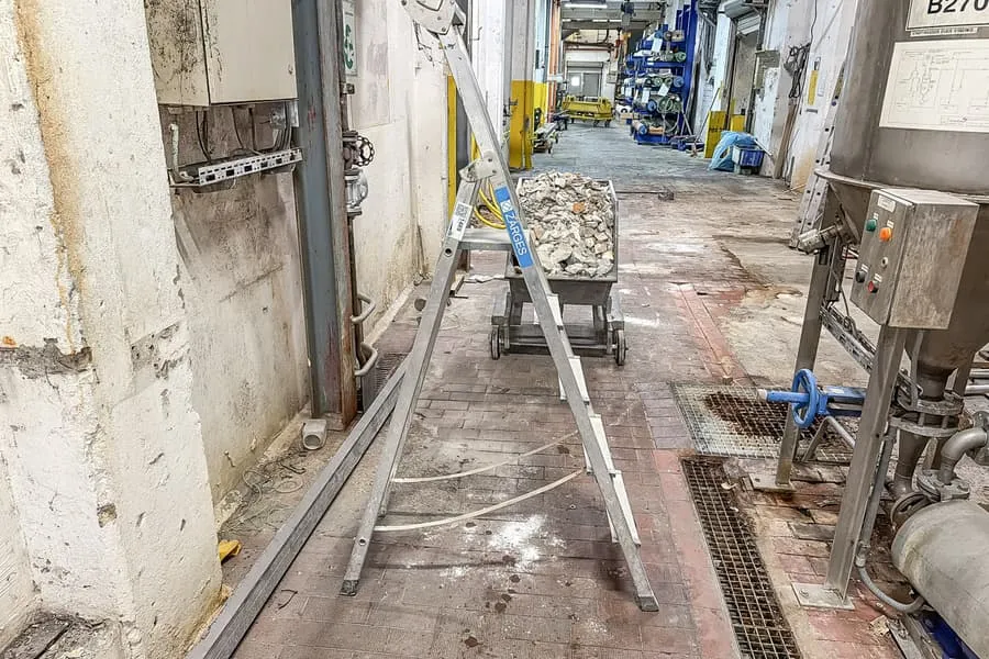 Échelle pliante en aluminium Zarges, 5 échelons