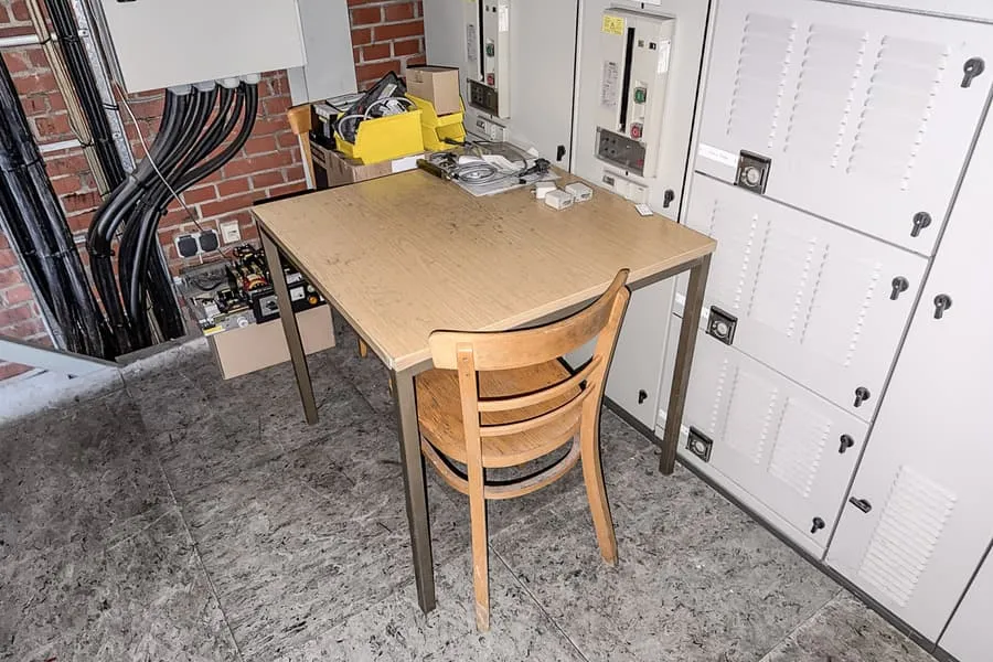 Table et chaise