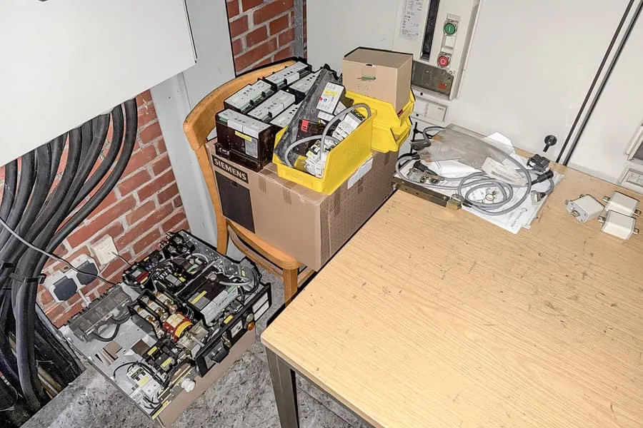 Partia materiałów instalacji elektrycznej